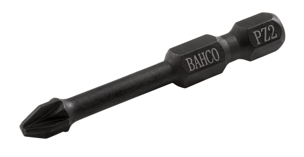 Bahco Torsiebit 1 4" | heavy-duty | voor Pozidriv schroeven | PZ3 x 50 mm retailverpakking 66IM 50PZ3-2P
