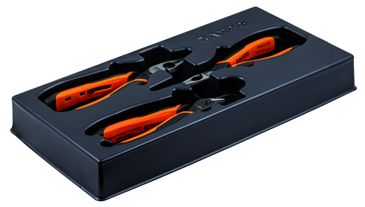 Bahco Gereedschapsset ERGO™ | combinatietang | zijsnijtang | punttang 3-delig 9897G 3