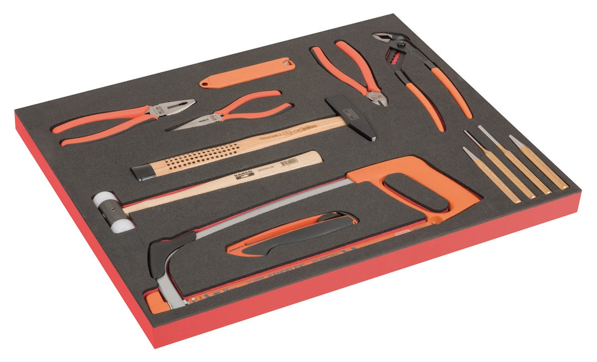 Bahco Foaminlay Fit&Go 3 3 met slaggereedschap | snijgereedschap en tangen 13-delig FF1A154