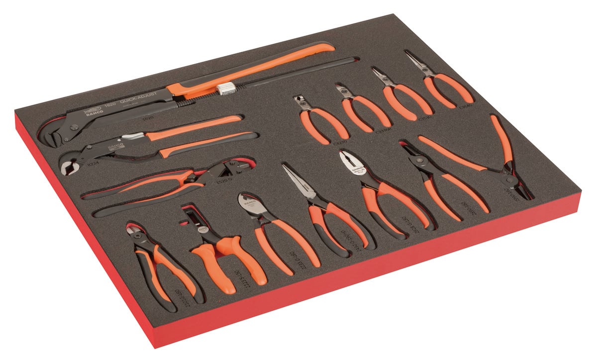 Bahco Foaminlay Fit&Go 3 3 met tangen met lasermarkering -14-delig FF1A200LM