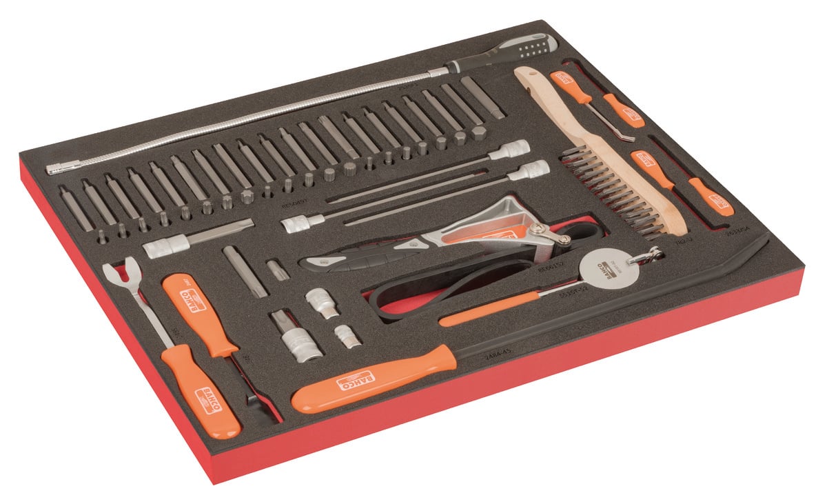 Bahco Foaminlay Fit&Go 3 3 met diverse gereedschappen met lasermarkering 60-delig FF1A225LM
