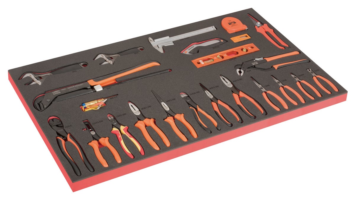 Bahco Foaminlay Fit&Go 40" met tangen | sleutels en meetgereedschap 32-delig FF1B05LM