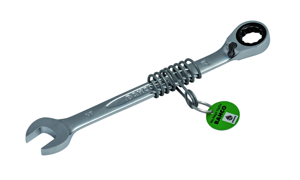 Bahco Steekringratelsleutel | met veiligheidsveer | verchroomd | lengte | 237 mm | 18 mm TAH1RM-18