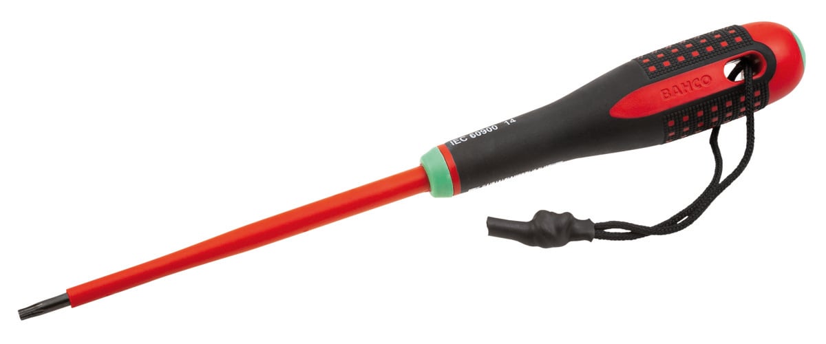 Bahco Schroevendraaierset ERGO™ | met Kevlar-koord | geïsoleerd | VDE | driecomponentengreep | TORX | T15 x 125 mm TAHBE-8915S