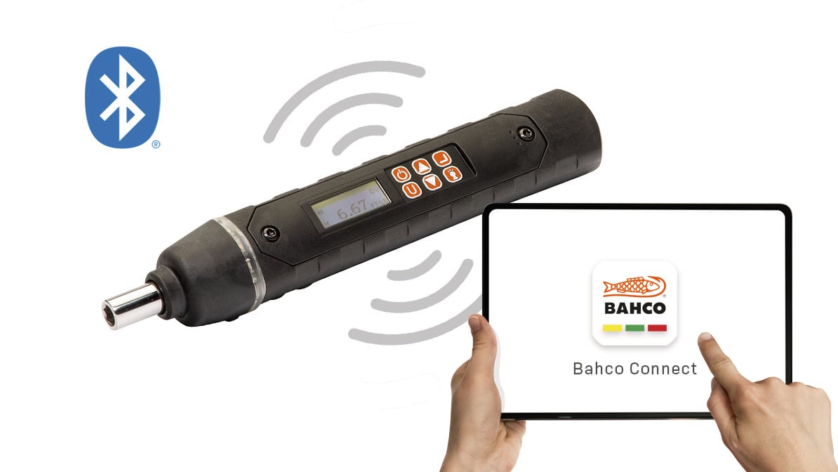 Bahco Digitale Bluetooth -momenthoekschroevendraaier | 0.45-9.0Nm TASMB14H09