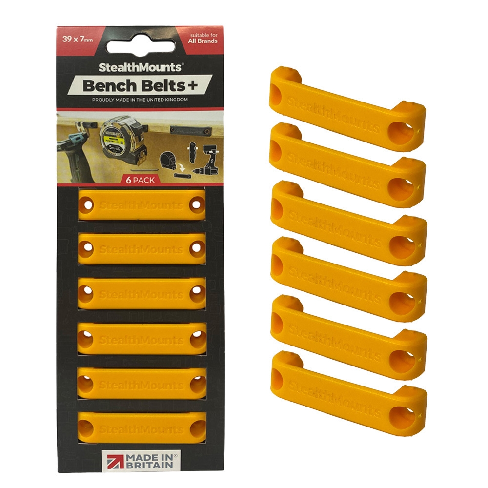 Stealthmounts Bankriem | Geel | 6 Stuks - BB-PL-YLW-6 afbeelding