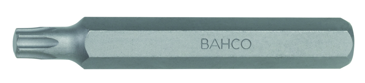 Bahco Bit voor TORX schroeven | 10 mm aansluiting | T55 | lengte 75 mm BE5049T55L