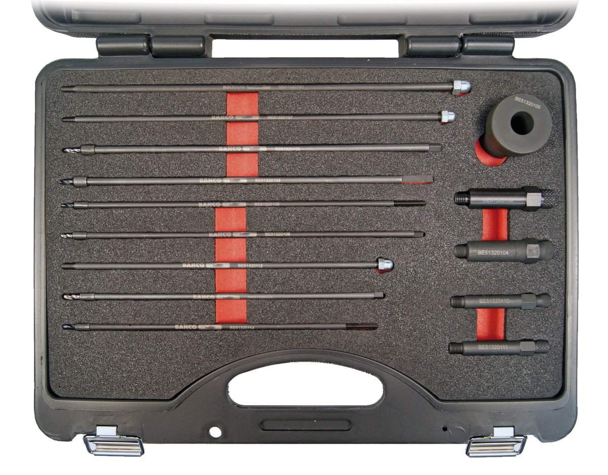 Bahco M8-M9-M10 gloeibougies Verwijder kit. M8x1 M9x1 M10x1.25 BE513201