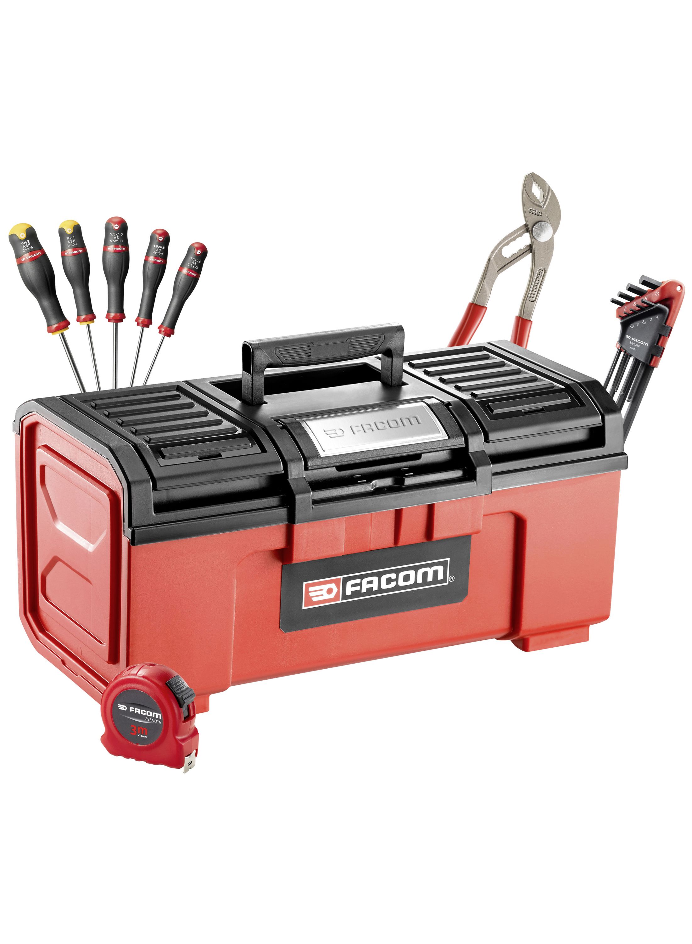 Facom Toolbox Met 16 Gereedschappen - BP.C19NCM1PB - BP.C19NCM1PB