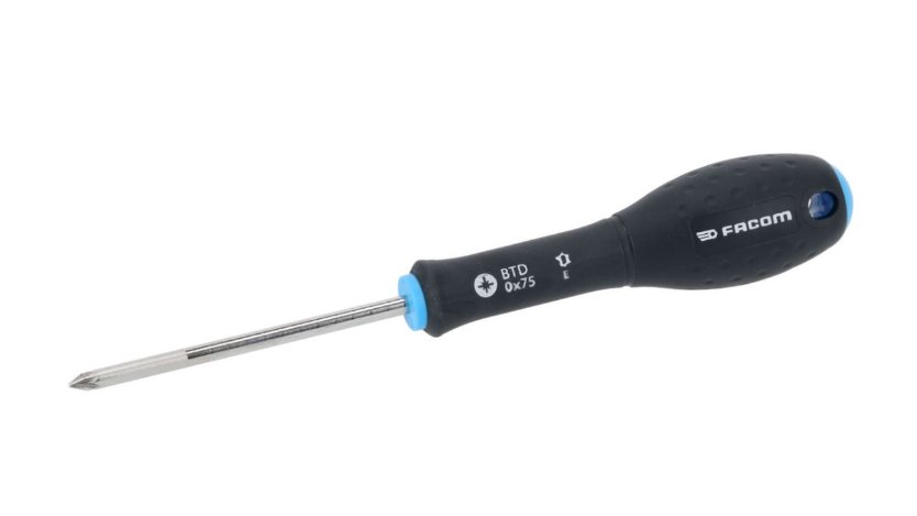 Facom start schroevendraaier ergotwist pozidriv gesmeed bled pz0x75mm - BTD0X75