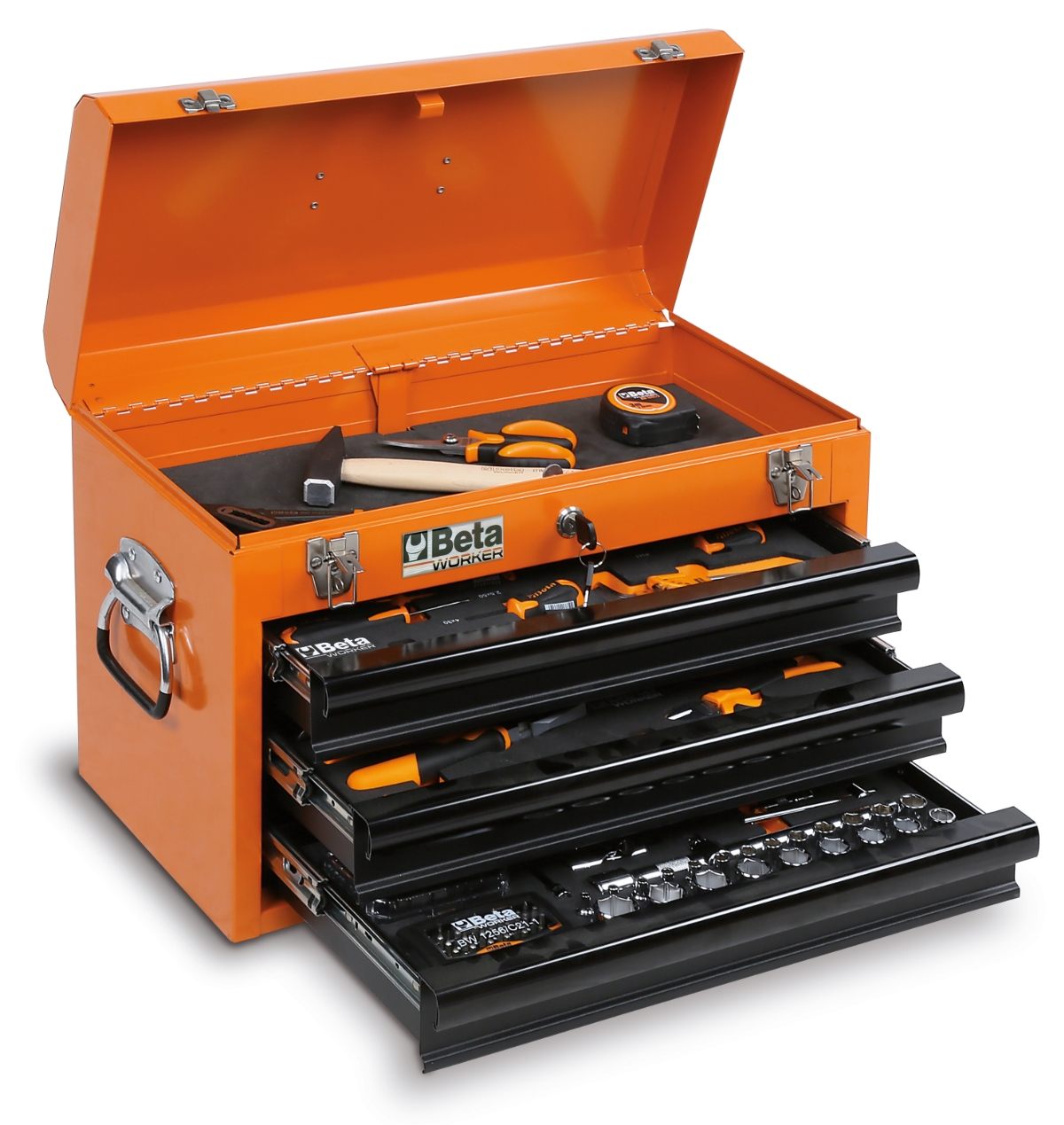 Beta BW 2200E/N-KIST Gereedschapskist met 159-delig assortiment gereedschappen - 022006211