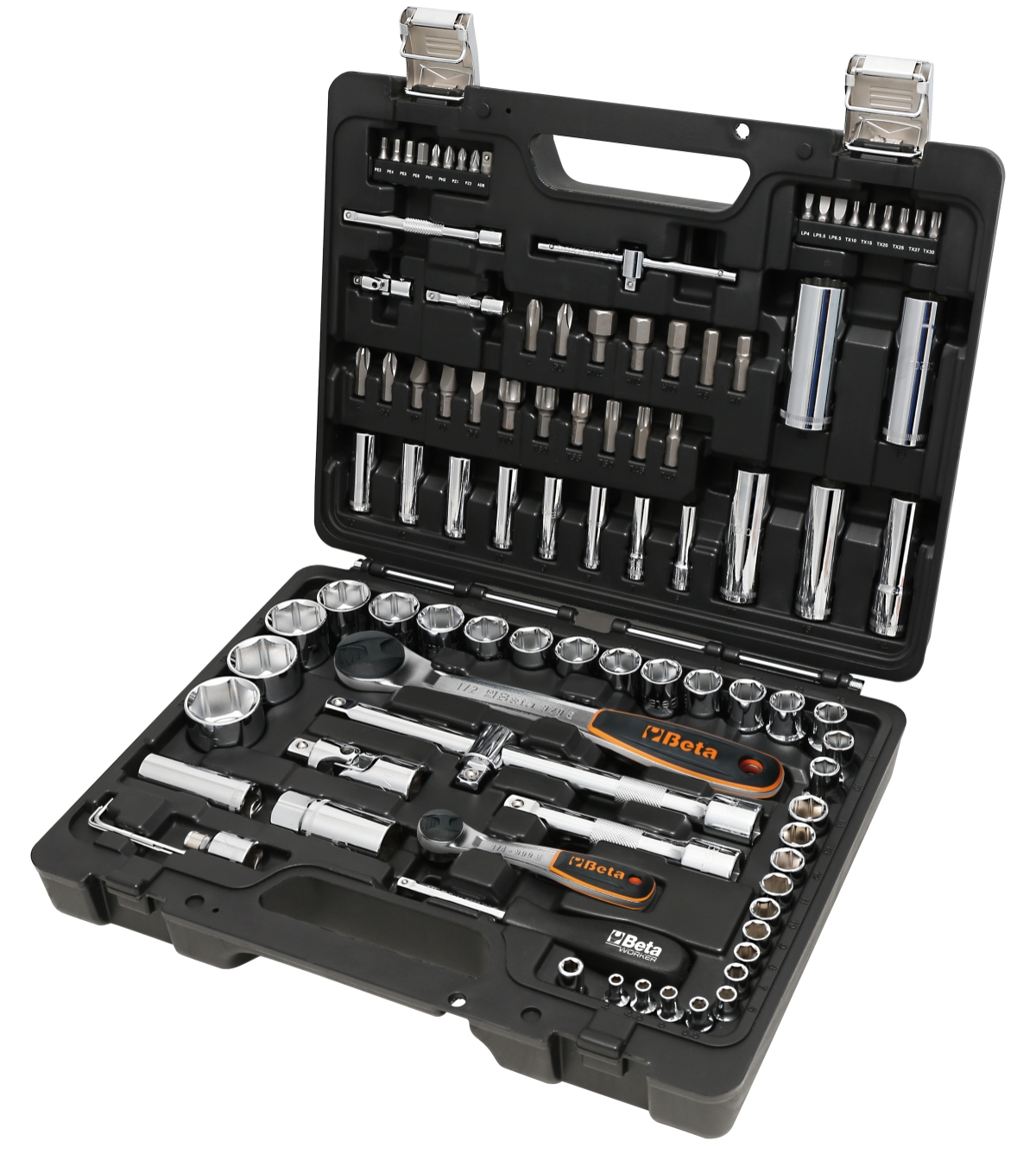 Beta BW 903E/C98 Dopsleutelset 1/2" en 1/4" | 98 Delig - 009036198