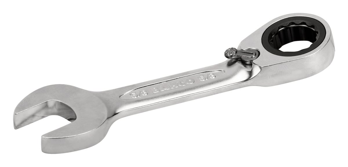 Bahco Steekringratelsleutel | stubby | verchroomd | lengte 127 mm | 11 16" 10RZ-11 16