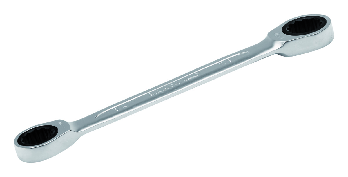 Bahco Ringratelsleutel | verchroomd | lengte 128 mm | 5 16-11 32" 1320RZ-5 16-11 32