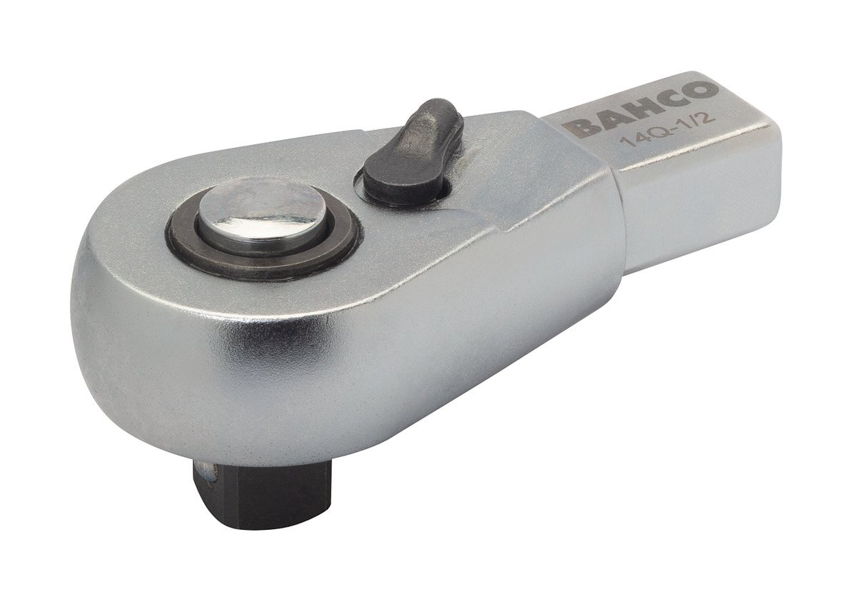 Bahco Insteekratelkop | peervormig | rechthoekige aansluiting | snelontkoppeling | 14x18 mm | 1 2" 14Q-1 2