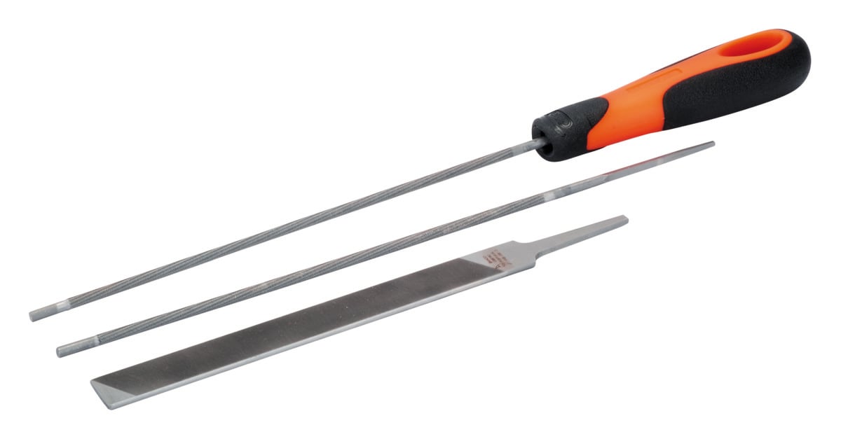 Bahco Kettingzaagvijlenset ERGO™ | met losse hecht | 4.5 mm x 200 mm 168-COMBI-4.5