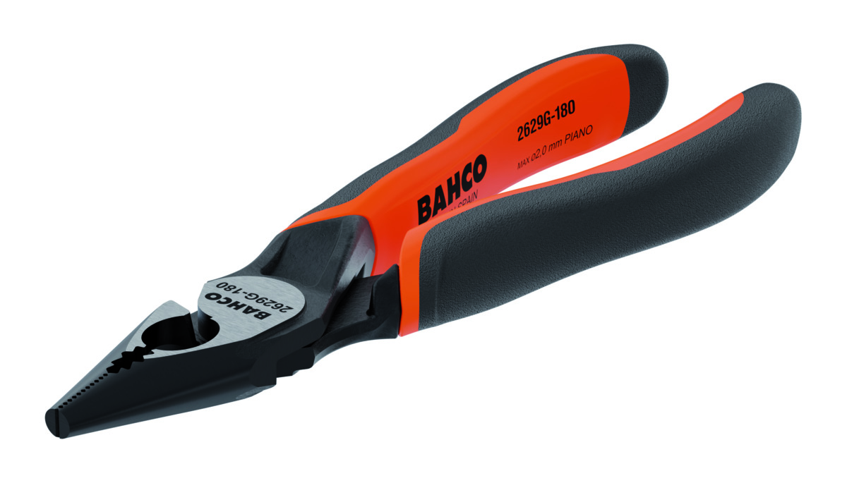 Bahco Combinatiepunttang ERGO™ | tweecomponentengreep | gefosfateerd | 180 mm - industrieverpakking - 2629G-180IP