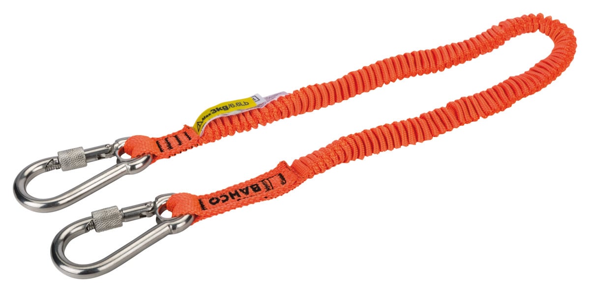 Bahco Veiligheidskoord | met vaste karabijnhaak | 3 kg | 1.4 m volgens DROPS best practices 3875-LY70