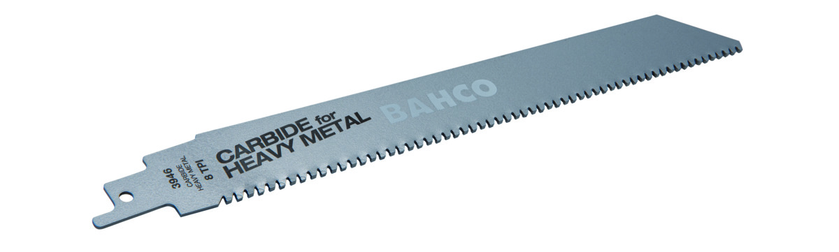 Bahco Reciprozaagblad | HST | met hardmetalen punten | voor heavy-duty metaal | 8 TPI | 228 mm - 3946-228-8-HST-1P