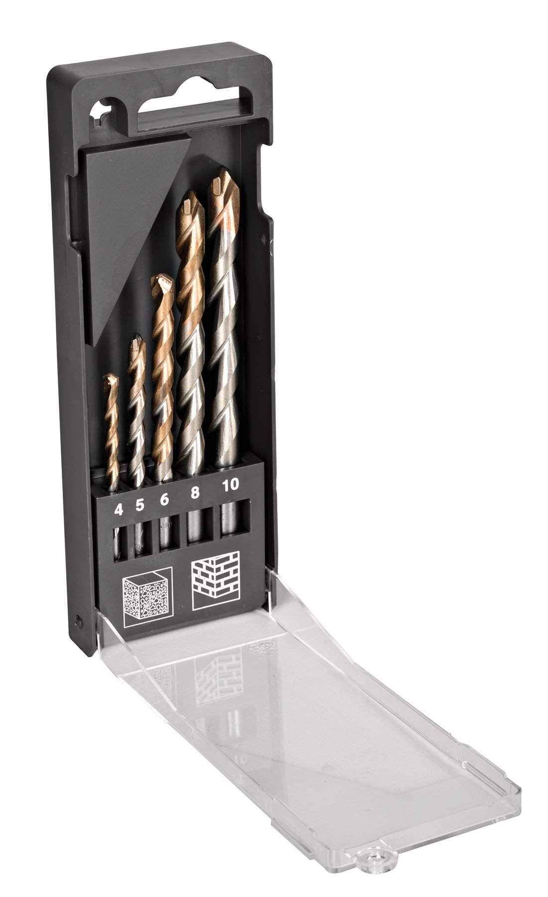 Bahco Borenset voor beton | hardmetalen punt 5-delig 4641-PB