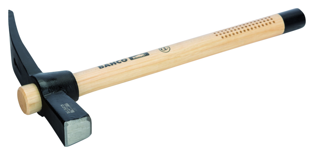 Bahco Metselaarshamer | spaans model | hickoryhouten handgreep | 700 g 486-700