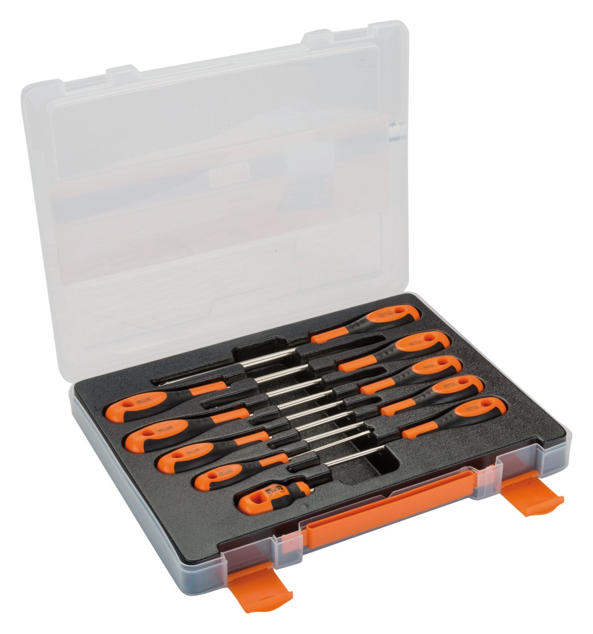 Bahco Schroevendraaierset | rubber greep | gleuf | Phillips | Robertson 10-delig 605-10-PC-AU