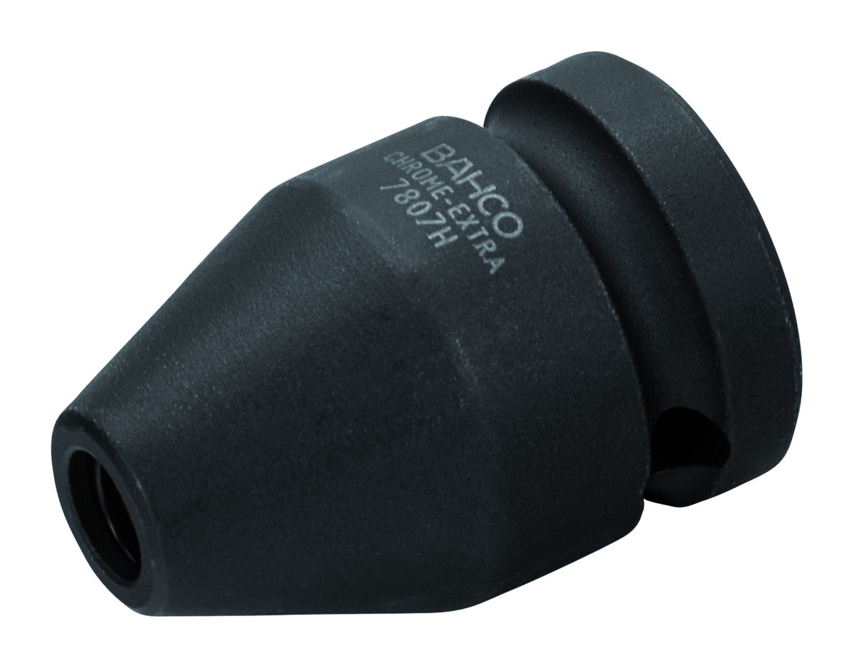Bahco Verbindingsstuk voor slagdoppen 1/2" naar 1/4" | zeskant | gefosfateerd | 38 mm - retailverpakking - SB7807H