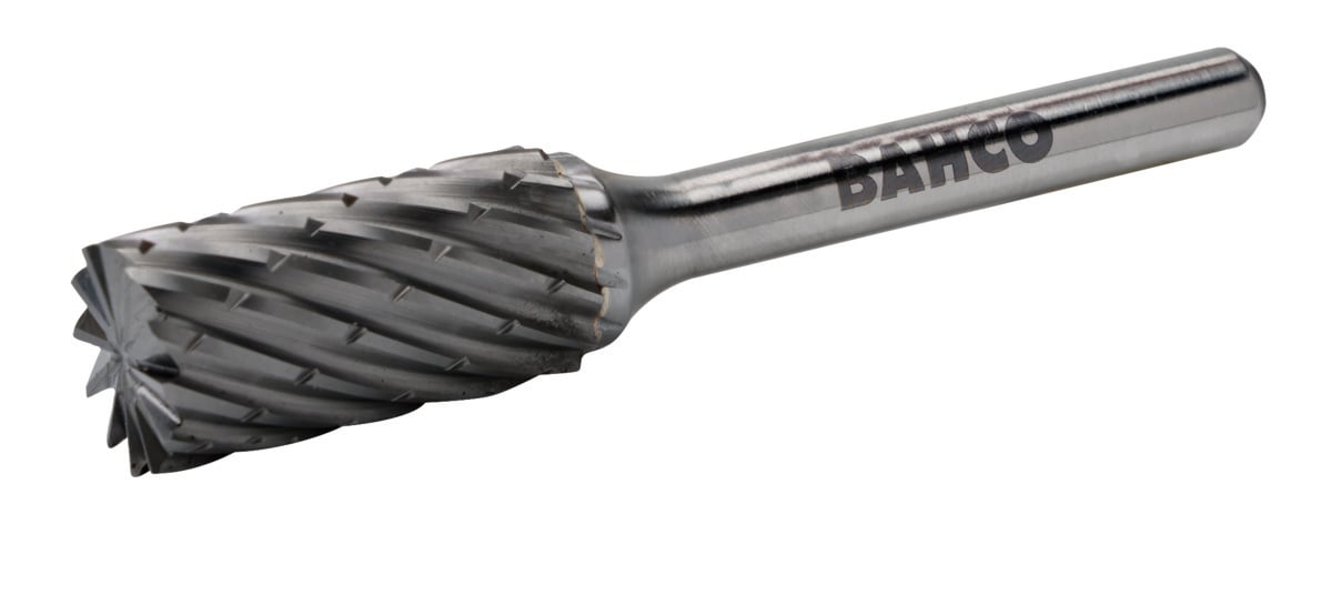 Bahco Stiftfrees | hardmetaal | met cilindervormige kop | voor hooggelegeerd staal | 10 mm x 20 mm - A1020S06