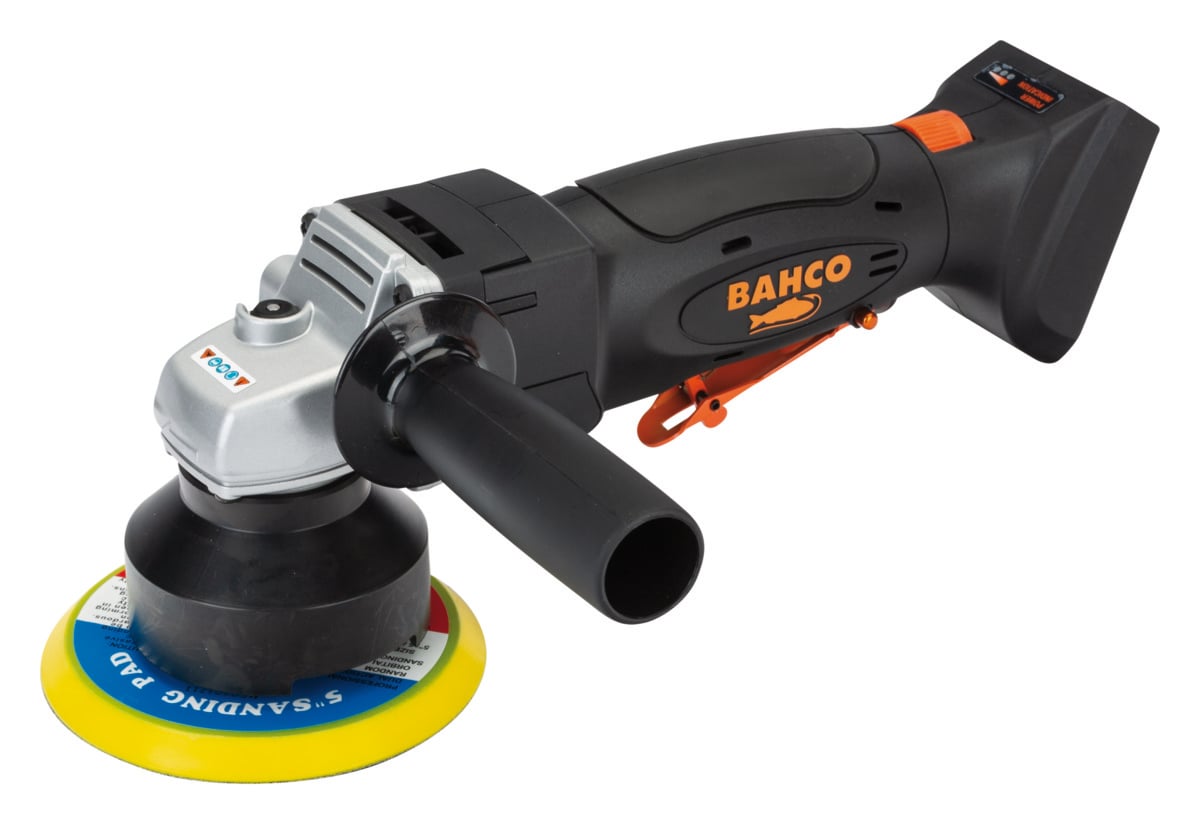 Bahco Draadloze excentrische schuurmachine met schuurschijf van 5" (18 V) BCL33AP1