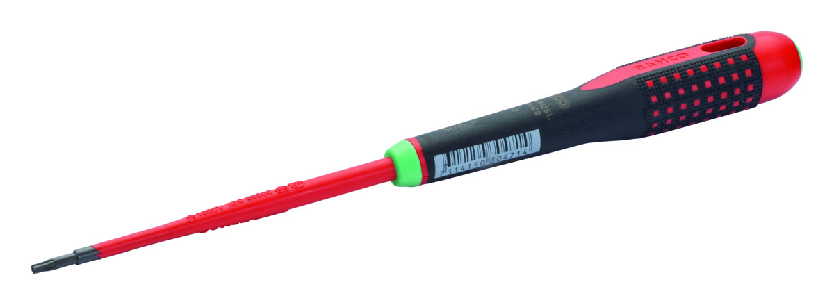 Bahco Schroevendraaier ERGO™ | geïsoleerd | VDE | driecomponentengreep | smal blad | TORX® | T15 x 100 mm - BE-8915SL