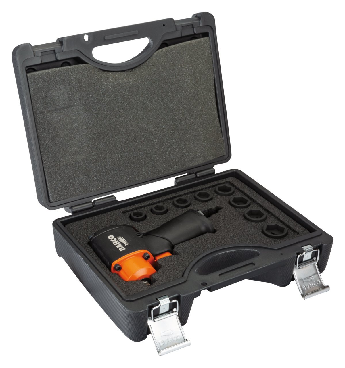 Bahco Pneumatische schroefmachineset | 1 2" | mini met extra korte doppen BPC813K1