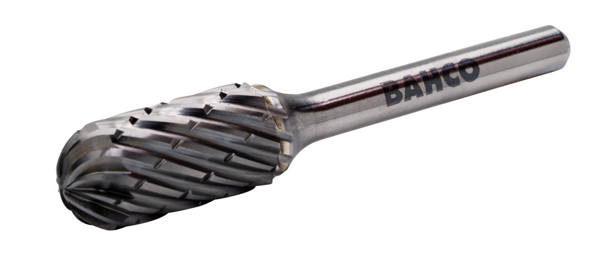 Bahco Stiftfrees | hardmetaal | met cilindervormige ronde kop | voor hooggelegeerd staal | 12 mm x 25 mm x 6 mm - C1225S06