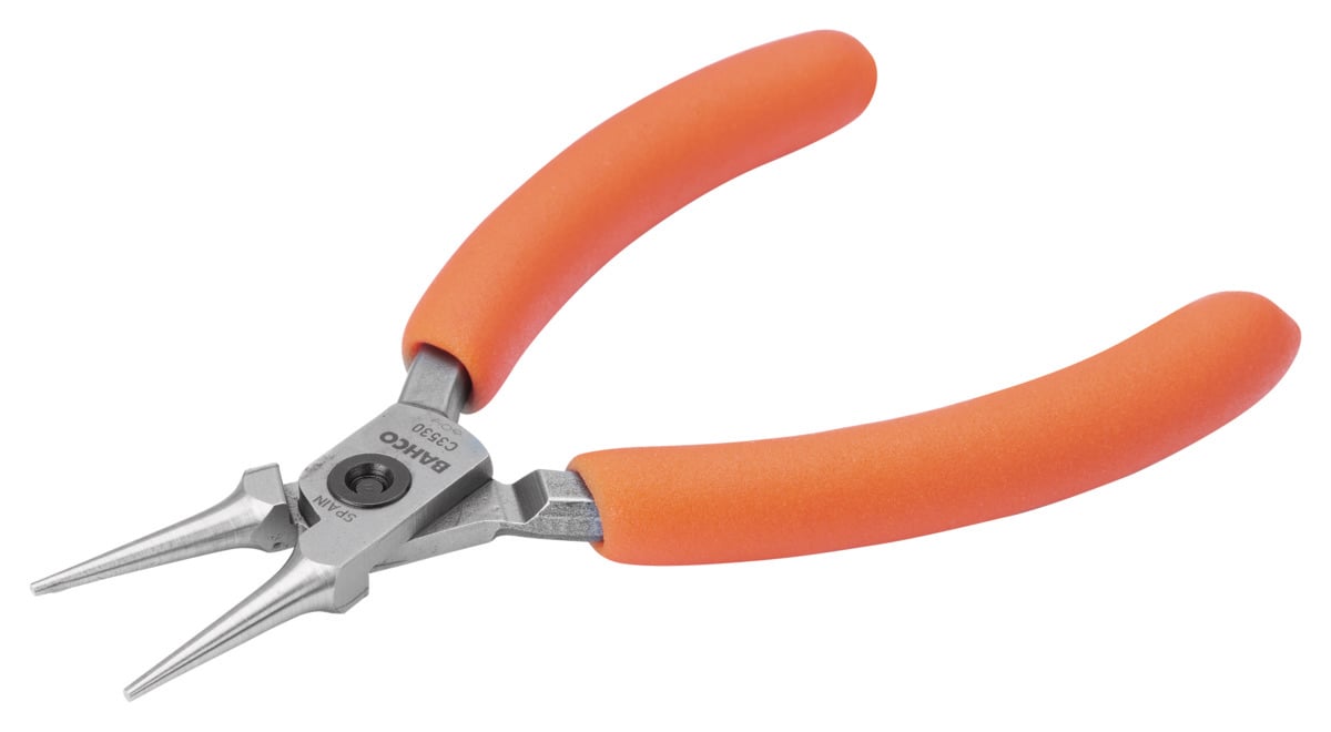 Bahco Precisierondbektang | compact | oranje PVC-handgrepen 127 mm industrieverpakking C3530IP