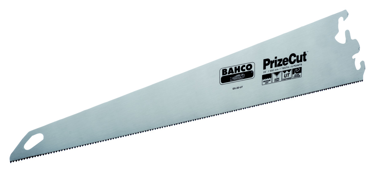 Bahco PrizeCut™ zaagblad | voor gebruik met BHS-handgrepen ERGO™ | voor alle soorten hout | 7 8 TPI | 22" | 550 mm EX-22-U7