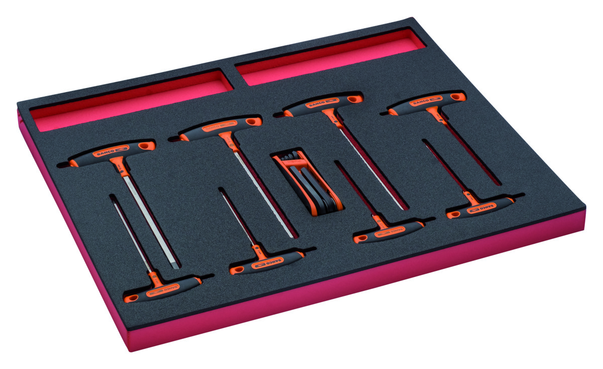 Bahco Foaminlay Fit&Go 3 3 met T-greepschroevendraaiers en inbussleutels 19-delig FF1A1004