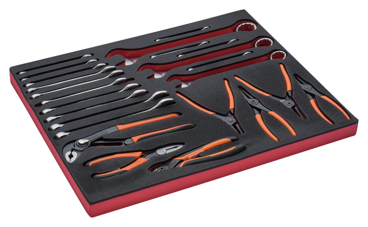 Bahco Foaminlay Fit&Go 3 3 met ringsteeksleutels en tangen 82-delig FF1A102