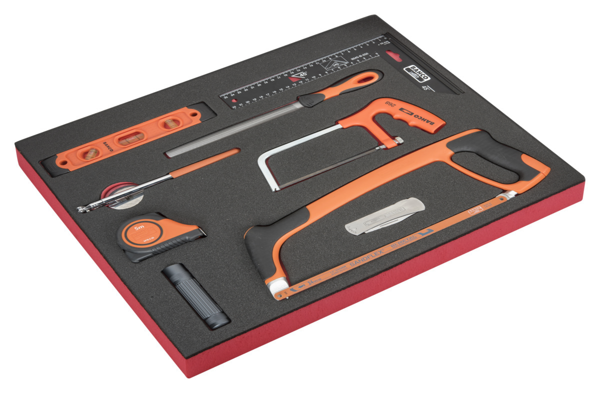 Bahco Foaminlay Fit&Go 3 3 met meet- en snijgereedschap 9-delig FF1A115