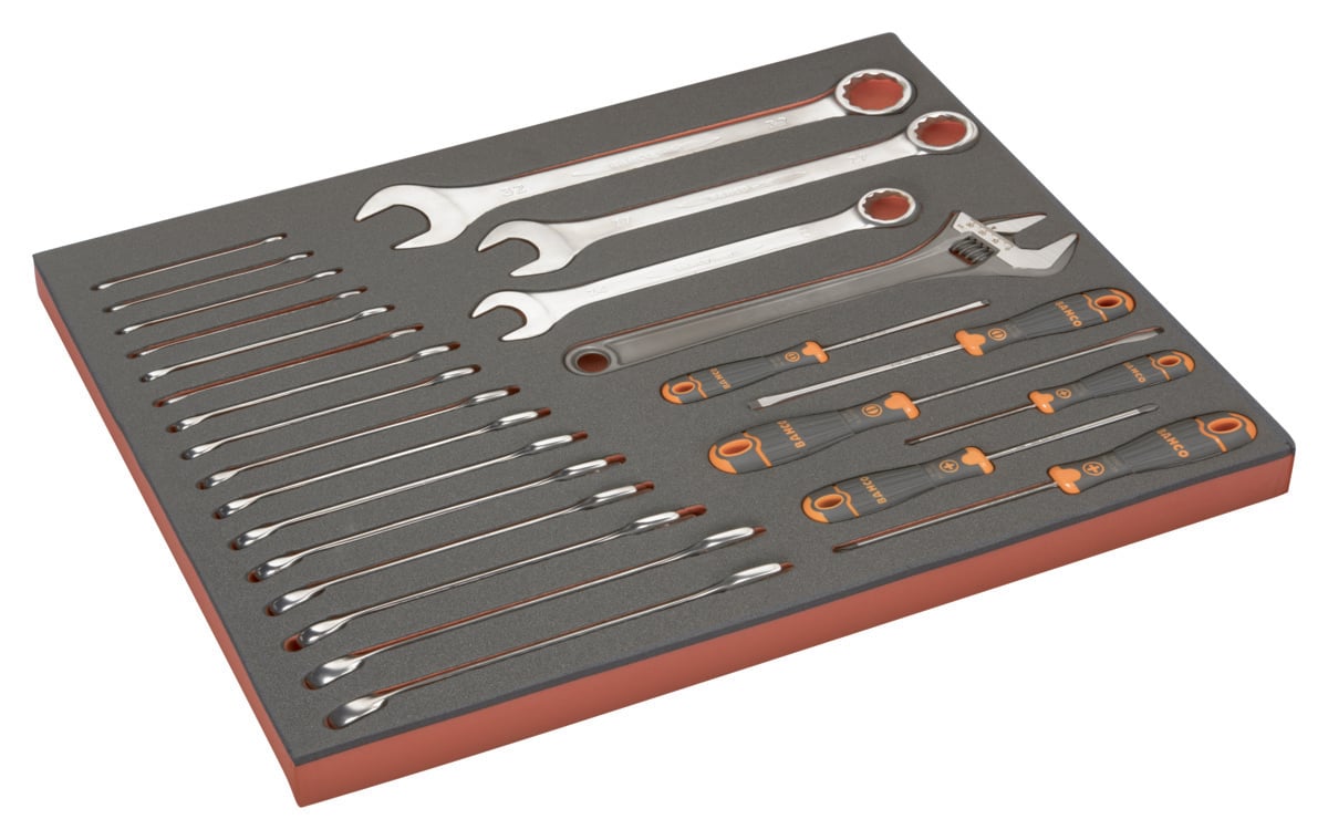 Bahco Foaminlay Fit&Go 3 3 met sleutels en schroevendraaiers 26-delig FF1A117