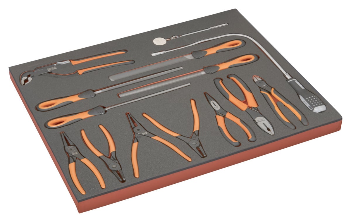 Bahco Foaminlay Fit&Go 3 3 met tangen en vijlen 14-delig FF1A118