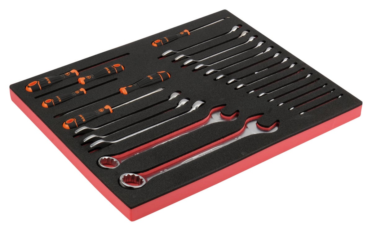 Bahco Foaminlay Fit&Go 3 3 met sleutels en schroevendraaiers 25-delig FF1A124