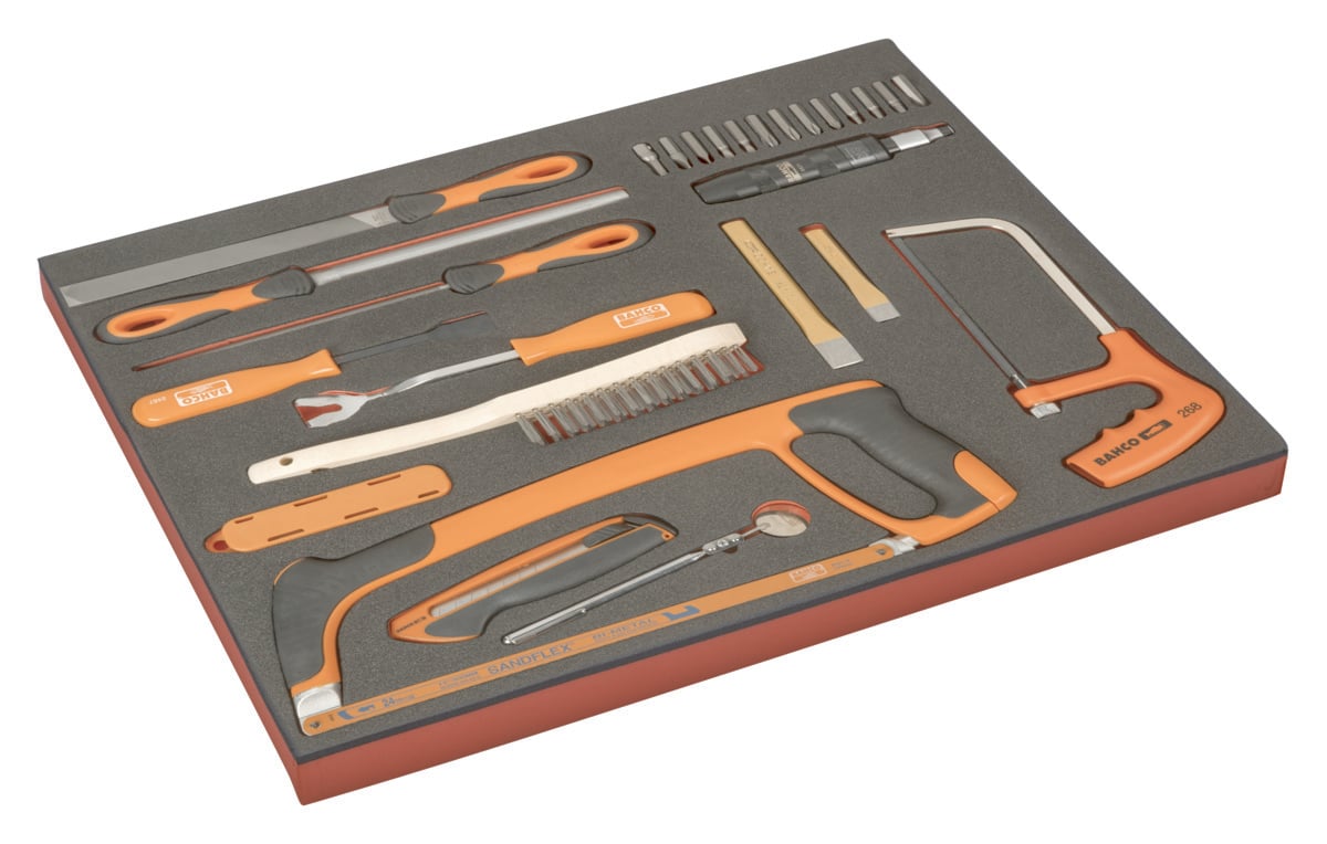 Bahco Foaminlay Fit&Go 3 3 met vijlen | snijgereedschap en bits 36-delig FF1A168