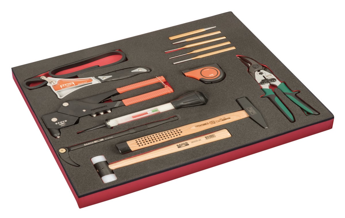 Bahco Foaminlay Fit&Go 3 3 met snijgereedschap | vijlen en bits 13-delig FF1A169