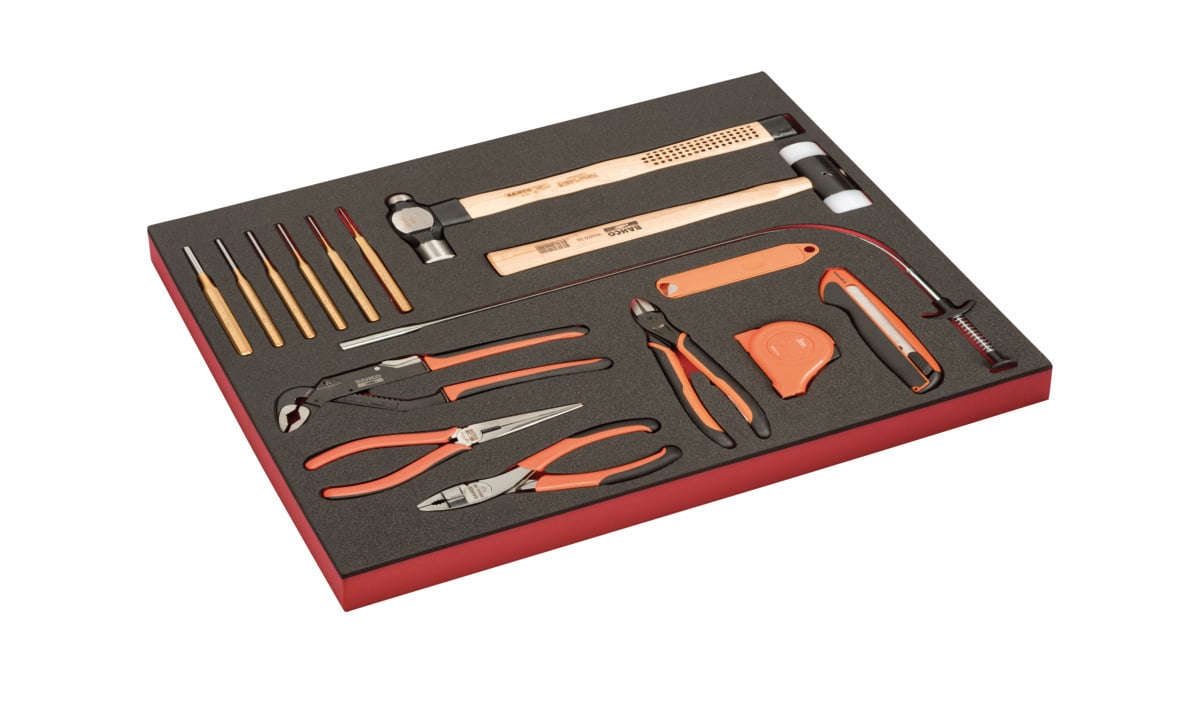 Bahco Foaminlay Fit&Go 3 3 met tangen | slaggereedschap | snijgereedschap en pick-upgereedschap 25-delig FF1A189