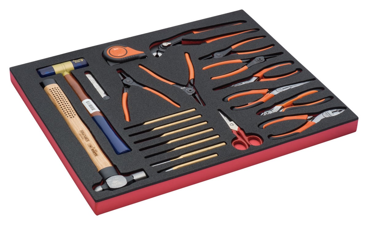 Bahco Foaminlay Fit&Go 3 3 met tangen en slaggereedschap 21-delig FF1A23