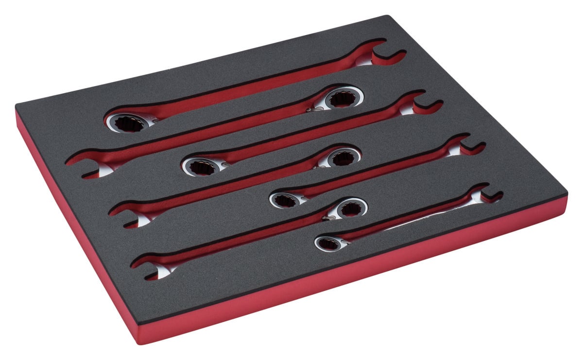 Bahco Foaminlay Fit&Go 3 3 met ringsteekratelsleutels 7-delig FF1A3002
