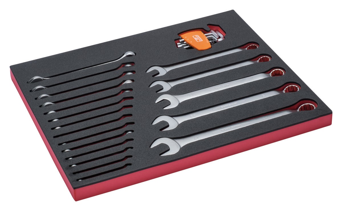 Bahco Foaminlay Fit&Go 3 3 met ringsteeksleutels 28-delig FF1A3003