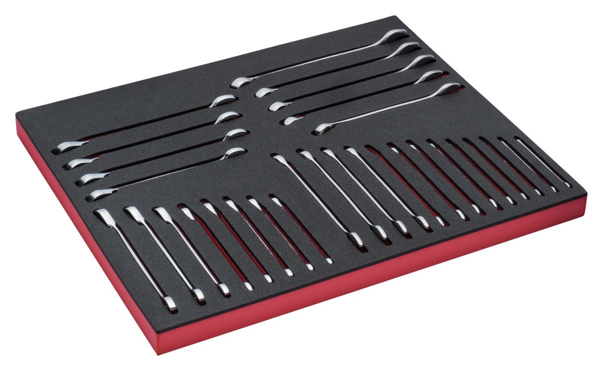 Bahco Foaminlay Fit&Go 3 3 met ringsteeksleutels en ratelsleutels 30-delig FF1A3004