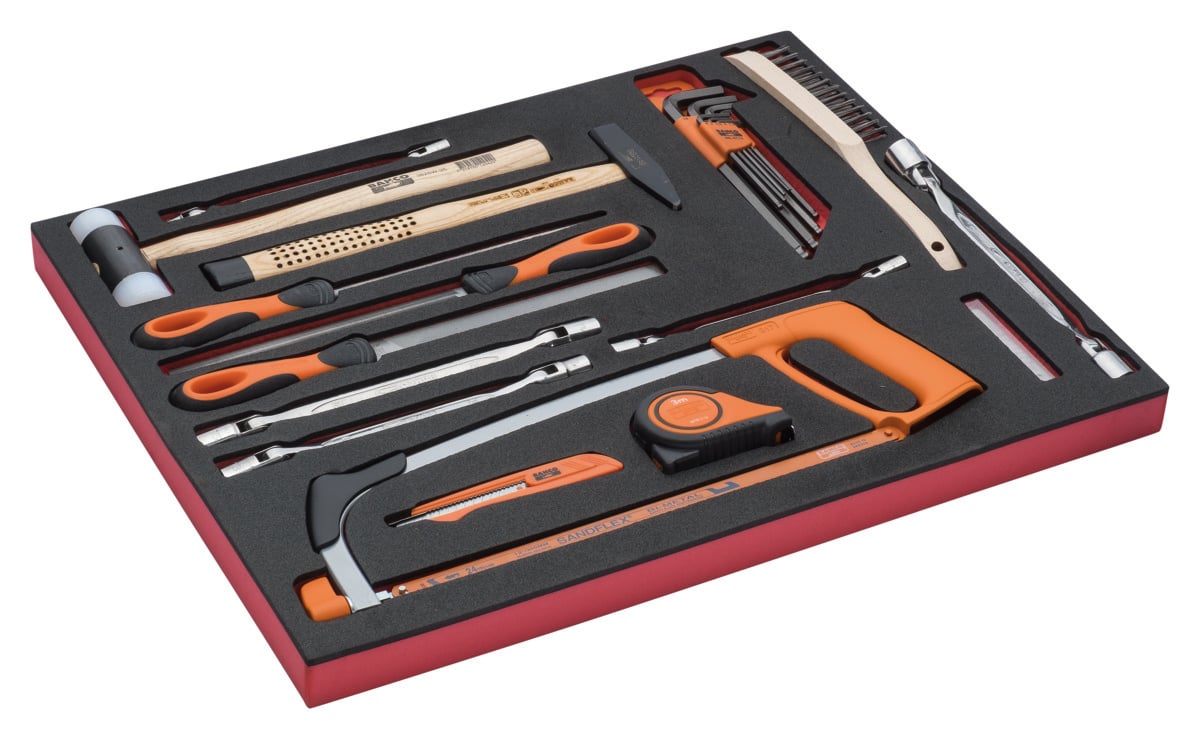 Bahco Foaminlay Fit&Go 3 3 met slaggereedschap en vijlen 24-delig FF1A35