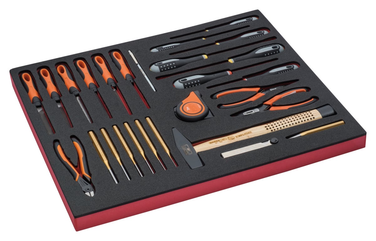 Bahco Foaminlay Fit&Go 3 3 met tangen | vijlen | schroevendraaiers en slaggereedschap 27-delig FF1A5011