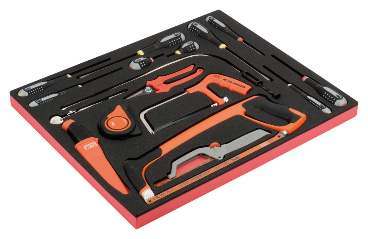Bahco Foaminlay Fit&Go 3 3 met diverse gereedschappen 17-delig FF1A5015